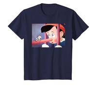 Pinocchio Nose Still T-Shirt, Youth, Navy Blue, Large