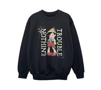 Pinocchio Nothing But Trouble Sweatshirt Disney Black 7-8 Years