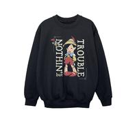 Pinocchio Nothing But Trouble Sweatshirt Disney Black 7-8 Years