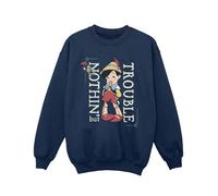 Pinocchio Nothing But Trouble Sweatshirt Disney Navy 7-8 Years