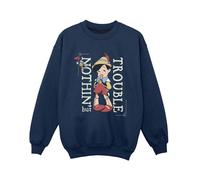 Pinocchio Nothing But Trouble Sweatshirt Disney Navy 7-8 Years