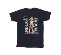 Pinocchio Nothing But Trouble T-Shirt Disney Navy XXL