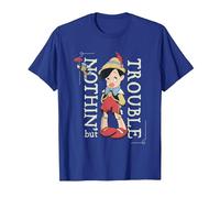 Pinocchio Nothing But Trouble T-Shirt, Men, Royal Blue, Medium