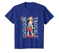 Pinocchio Nothing But Trouble T-Shirt, Youth, Royal Blue, 2T