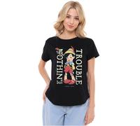 Pinocchio Trouble Fashion T-Shirt Disney Black L