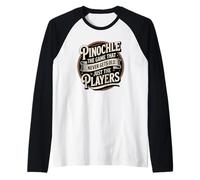 Pinochle The Game That Never Gets Old Players Raglan Baseball Tee