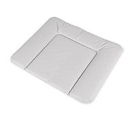Pinolino 71200-8 Comfort Changing Mat with Quilted Film, Grey, 85 x 75 cm, for Babies and Toddlers, Wipe-Clean, Waterproof and Tested for Harmful Substances