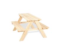 Pinolino Untreated Nicki for 4 Benches with Table