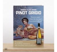 Pinot Grigio Restores Sanity! - Funny Retro-Styled Birthday Card