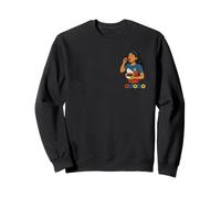 Pinoy Adobo Filipino Food Girl Eating Rice Chicken Retro Sweatshirt