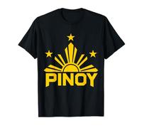 Pinoy Filipino Flag Sun Geometric Pride T-Shirt