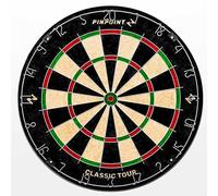 PINPOINT Classic Tour Beginner Dartboard - Training Darts Board for Bar Games | Games Room Accessories | Dart Board with Dartboard Surround or Dartboard Stand (Board + Surround)