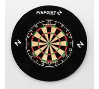 PINPOINT World Series Professional Dartboard - Bristle Dart Board for Bar & Pub Games | Optional Stand & Surround