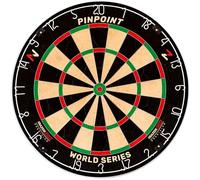 PINPOINT World Series Professional Dartboard - Bristle Dart Board for Bar & Pub Games | Optional Stand & Surround