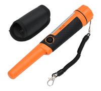 Pinpointer Metal Detector Orange 24x4.2cm Waterproof 5m High Sensitivity Audio