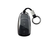 Pinpulux 2Pcs TPU Car Key Fob Cover Holder for Chery, 4-Button Car Smart Remote Key Protect Shell Protector Accessories Card Case