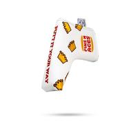 Pins & Aces Bogey King Blade Putter Cover - Premium Hand-Made Leather Headcover - Tour-Quality Protection for Blade Putters - Funny Fast-Food Golf Accessory - Flame-Grilled Style for Your Bag