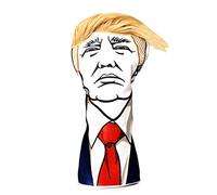 Pins & Aces Golf Co. Keep America Hochwertiger Schlägerhaube - hochwertiges Leder, handgefertigt, 45. Jahre, Donald Trump Design