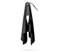 Pins & Aces Magnetic Premium Tour Towel - Lightweight and Absorbant Microfiber - Rubberized Magnet for Golf Carts or Golf Clubs - Won't Damage Clubs. 39" L x 15" W Golfing Gear (Black)