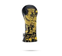 Pins & Aces Royal Flush Head Cover - Premium, Hand-Made Classic Playing Cards Headcover - Funny, Tour Quality Golf Club Cover - Style and Customize Your Golf Bag (Utility)