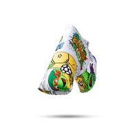 Pins & Aces TMNT Head Cover - Premium, Hand-Made Leather Headcover - Teenage Mutant Ninja Turtle Comic Strip, Tour Quality Golf Club Cover - Style and Customize You Golf Bag (Blade)