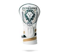 Pins & Aces Zynbabwe Country Club Driver Cover - Premium Handcrafted Leather Headcover - Pouch-Inspired Design - Tour Quality Golf Driver Cover - Bold, Funny Accessory for Your Golf Bag