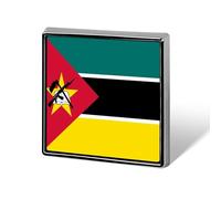 Pins Buttons With Republic Of Mozambique National Flags - Personalized Square/Circle/Heart-Shaped Lapel Pin Button Badge Brooch For Men Women Wedding Speech Meetings Party Gift