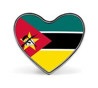 Pins Buttons With Republic Of Mozambique National Flags - Personalized Square/Circle/Heart-Shaped Lapel Pin Button Badge Brooch For Men Women Wedding Speech Meetings Party Gift