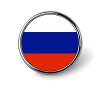 Pins Buttons With Russian Federation National Flags - Personalized World Flag Lapel Pin Button Badge, Brooches Badge For Men Women Party Speech Meetings Couple Gift