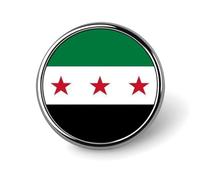 Pins Buttons With Syrian Arab Republic National Flags - Personalized World Flag Lapel Pin Button Badge, Brooches Badge For Men Women Party Speech Meetings Couple Gift