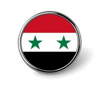 Pins Buttons With Syrian Arab Republic Personality National Flags - Personalized Square/Circle/Heart-Shaped Lapel Pin Button Badge Brooch For Men Women Wedding Speech Meetings Party Gift