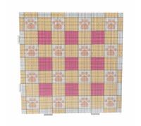 Pins Fuse Beads Pegboards, Hama Beads Pegboard, for DIY Art Projects and Family Activities, Hammer Beads Boards for Skill Development(Yellow cat paw)