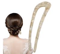 Pins U -Hair - Sleek & Durable Styling Accessory | No Prowling Hair Pliers for Perfect Support for Buns, Great for Bathroom, Pool, Holidays, Weddings and Elegant Outings
