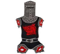 Pinsanity Funny Black Knight 'Just A Flesh Wound' Embroidered Iron-on Patch