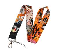Pinstant A Clockwork Orange 70s Movie 17.7" Neck Lanyard Keychain Holder ID Badge Mobile Phone Pin Strap, Orange