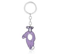 Pinstant Chandler Bing Bunny Rabbit Costume Matthew Perry Friends Halloween Party Episode Comedy TV Show Keychain KeyRing Key Chain Ring, Mixed, 1.9 inches long