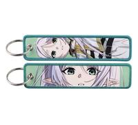 Pinstant Frieren Beyond Journey's End Anime Manga Himmel Keychain Key Tag Chain Fob Ring