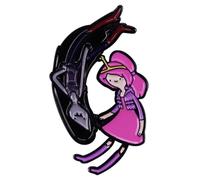 Pinstant Princess Bubblegum Marceline Yin Yang Come Along With Me Adventure Time Cartoon Animated TV Show 1.4"" Enamel Pin Badge, 1.4 Inches, Enamel, enamel