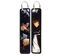 Pinstant Solo Leveling Only I Level Up South Korean Web Novel Comic Webtoon Anime Manga Keychain Key Tag Chain Fob Ring, Mixed, 5.1 x 1.2 inches