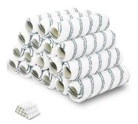 PinStone 18 Pack 9" x 1/2" Pile Microfiber Paint Roller Sleeves, Lint-Free Microfiber Sleeves, Medium Pile for 1.5“ Standard Roller Frame, Ideal for All Paints & Stains, Smooth to Semi-smooth Surfaces