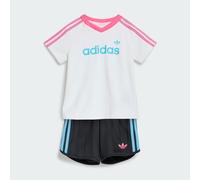 Adidas Originals Pinstripes Sprinter Short Tee Set White 3-6 Months Kids
