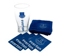 Pint Glass Mini Bar Set Everton FC Blue One Size