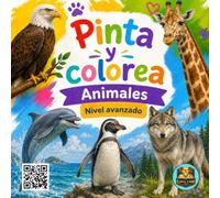 Pinta y colorea: Animales (nivel avanzado)