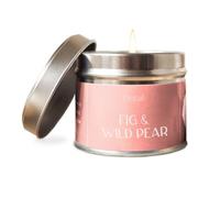Pintail Candles Classic Tin (Fig and Wild Pear Home Fragrance) Scented Candles Long Burning (35 Hour Burn Time), Hand-Poured Scented Candles Gifts for Women