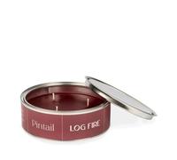 Pintail Candles Large 3 Wick Scented Candle Tin - Log Fire