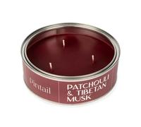 Pintail Candles Large 3 Wick Scented Candle Tin - Patchouli & Tibetan Musk