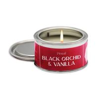 Pintail Candles Paint Pot Candle (Black Orchid & Vanilla Home Fragrance) Scented Candles Long Burning (14 Hour Burn Time), Hand-Poured Scented Candles Gifts for Women - Genuine Pintail Candle Gift