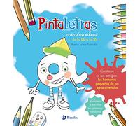 PintaLetras minúsculas de la a a la z (Castellano - A PARTIR DE 3 AÑOS - LIBROS DIDÁCTICOS - Las divertidas aventuras de las letras y los números)