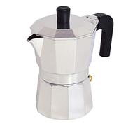 Pintinox Capri Mocha Coffee Maker, 6 Cups, Aluminium, Anti-Burn Handle, Shapes That Allow Perfect Coffee Extraction, Significant Energy Saving
