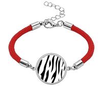 Pinto Animal Art Grain Illustration Pattern Lucky Red String Bracelet Rope Bracelet Handmade